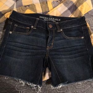 American Eagle stretch jean shorts